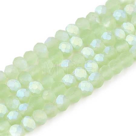 Transparent Glass Beads Strands EGLA-A044-T3mm-MB09-1