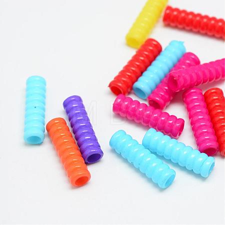 Opaque Acrylic Beads SACR-T082-M-1