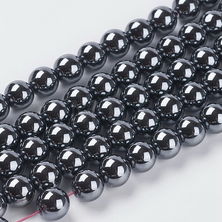 Non-Magnetic Synthetic Hematite Beads Strands G-H1071-1-1