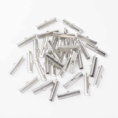 Iron Ribbon Crimp Ends E183Y-1