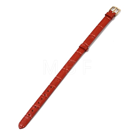Imitation Leather String Bracelets with Stainless Steel Buckles AJEW-Z053-01A-1