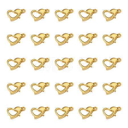 Alloy Lobster Claw Clasps FIND-TAG0001-03G-1