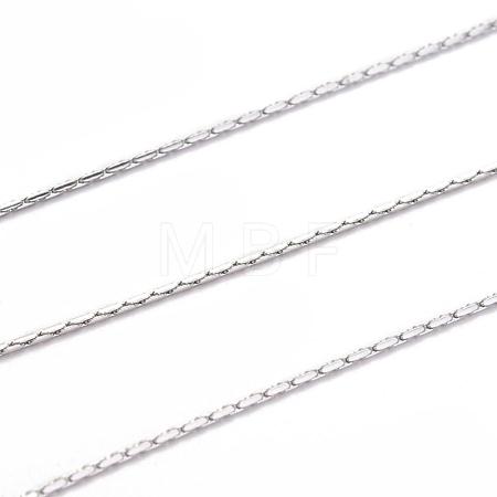 Tarnish Resistant 304 Stainless Steel Boston Link Chains CHS-L017-13A-1