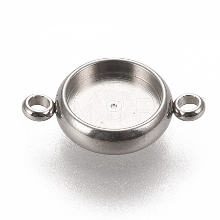 Non-Tarnish 304 Stainless Steel Links Connectors Settings X-STAS-K202-02C-P-1
