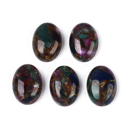 Dyed Synthetic Gemstone Cabochons G-T144-79C-1