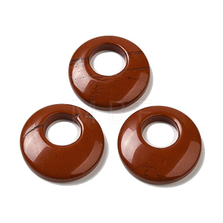 Natural Red Jasper Pendants G-T122-76N-1