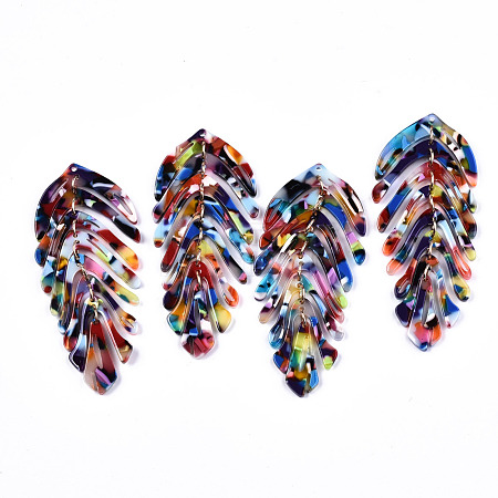 Cellulose Acetate(Resin) Big Pendants X-KY-S163-001F-1