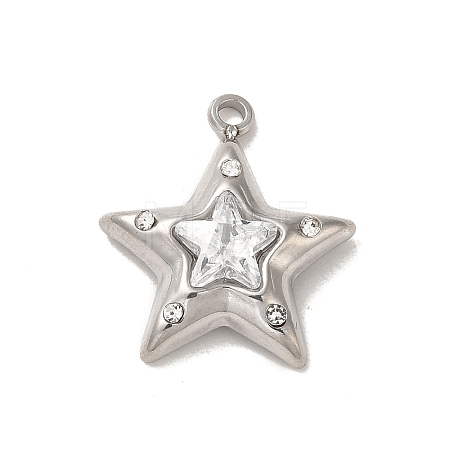 304 Stainless Steel Pendants STAS-L022-250-1