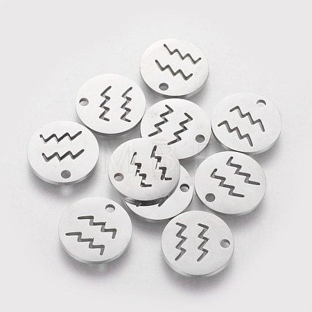 Non-Tarnish 304 Stainless Steel Charms STAS-Q201-T095-11-1