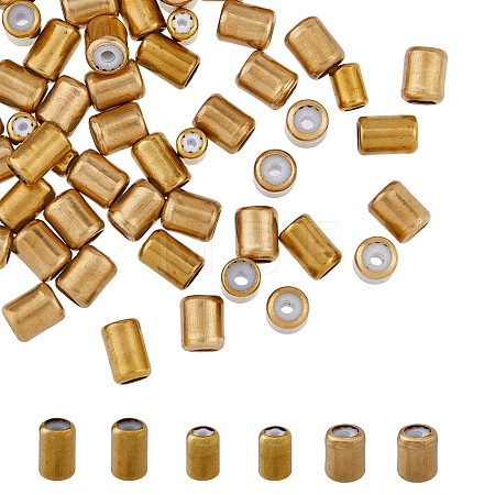 180Pcs 3 Style Brass Beads FIND-HY0001-73-1