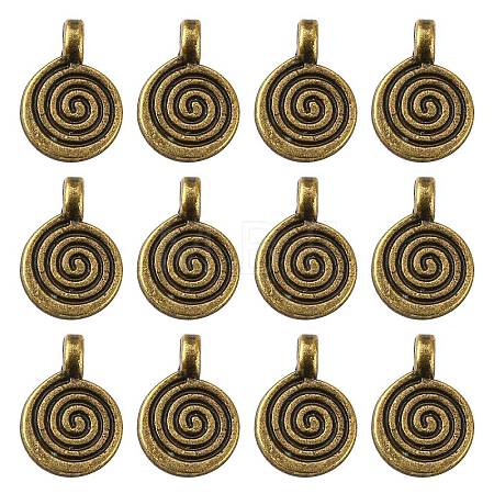Tibetan Style Alloy Charms X-MLF0339Y-NF-1