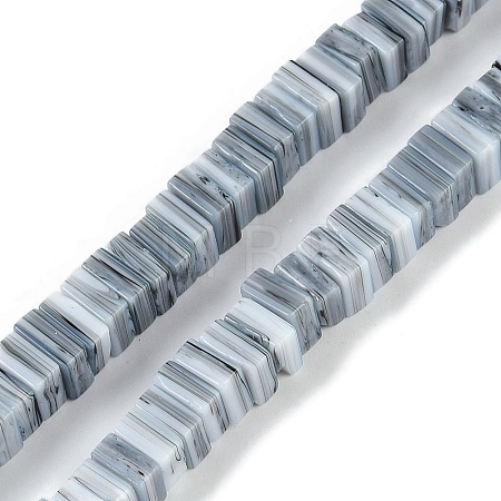 Handmade Lampwork Beads Strands LAMP-Q037-02B-06-1