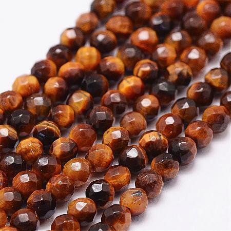 Natural Tiger Eye Beads Strands G-N0179-01-4mm-1