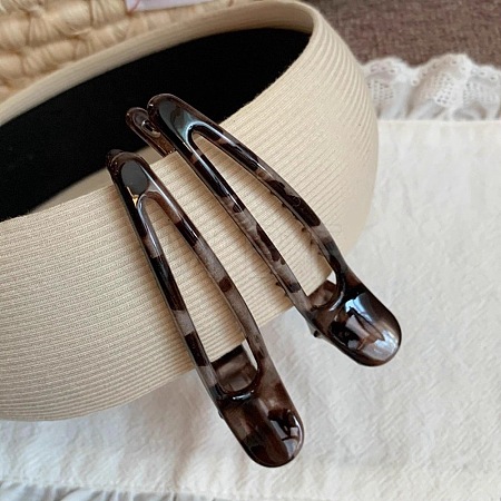 Resin Alligator Hair Clips PHAR-H001-04B-1