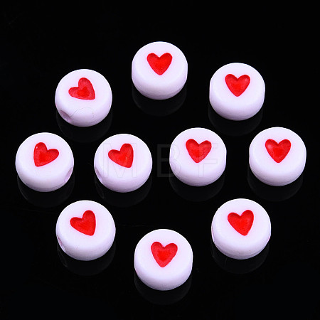 Opaque Acrylic Beads MACR-N008-57E-1