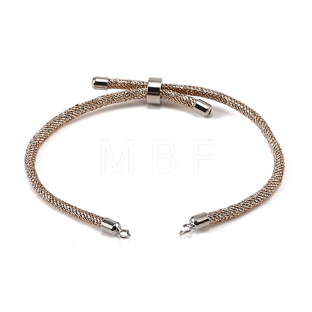 Adjustable Round Polyester Braided Cord Bracelet Making FIND-G117-01P-02-1