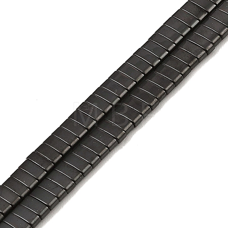 Electroplated Non-magnetic Synthetic Hematite Beads Strands G-G089-A02-16-1