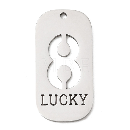 304 Stainless Steel Pendants STAS-D200-02I-P-1
