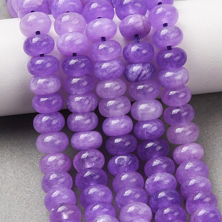 Natural White Jade Beads Strands G-E507-01-11-1