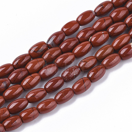 Natural Red Jasper Beads Strands G-S364-016-1