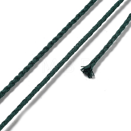 20M Polyester Braided Cord for Jewelry Making OCOR-G015-04A-08-1