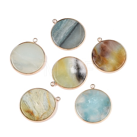 Natural Amazonite Pendants G-A213-01G-02-1
