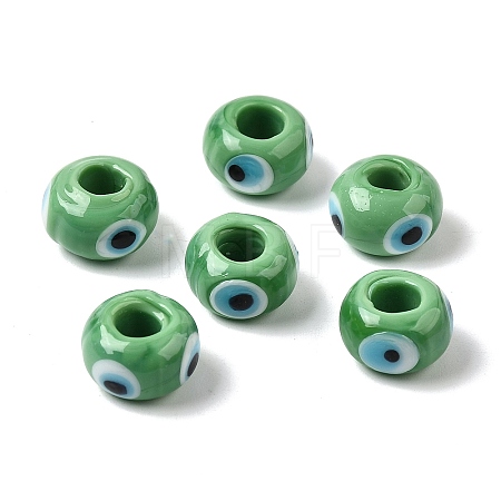 Handmade Evil Eye Lampwork Beads LAMP-A153-08-09-1