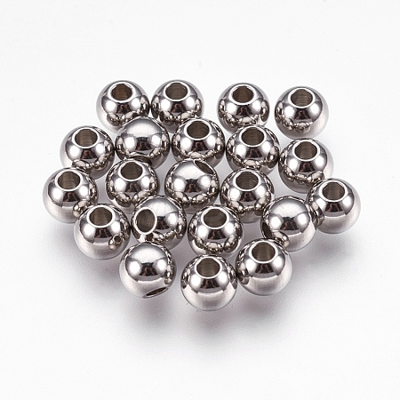 Tarnish Resistant 316 Stainless Steel Spacer Beads STAS-G176-46P-A-1