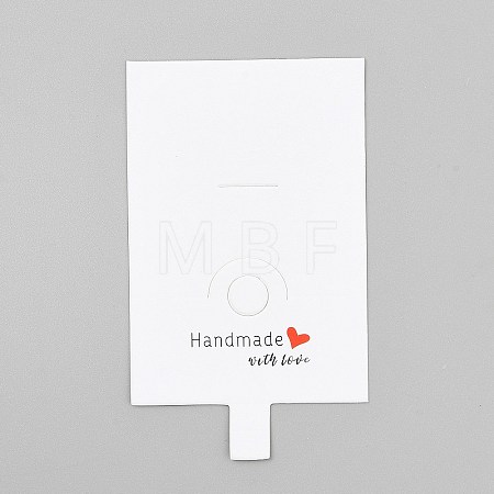 Paper Keychain Display Cards CDIS-WH20001-08B-1