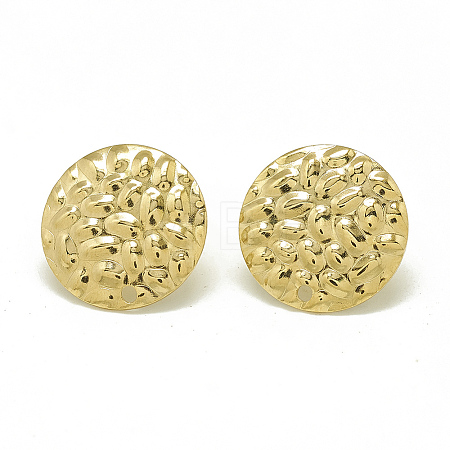 304 Stainless Steel Stud Earring Findings LS-X-STAS-Q225-02G-1