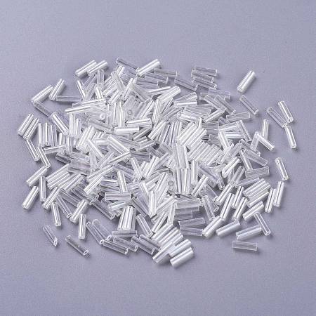 Glass Bugle Beads SEED-L010-02B-101-1