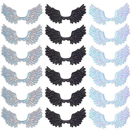 AHADEMAKER 60Pcs 3 Colors PU Leather Ornament Accessories DIY-GA0004-11-1
