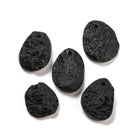 Natural Tektite Pendants G-P512-04-1