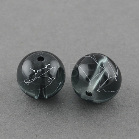 Drawbench Transparent Glass Beads Strands X-GLAD-Q012-8mm-14-1