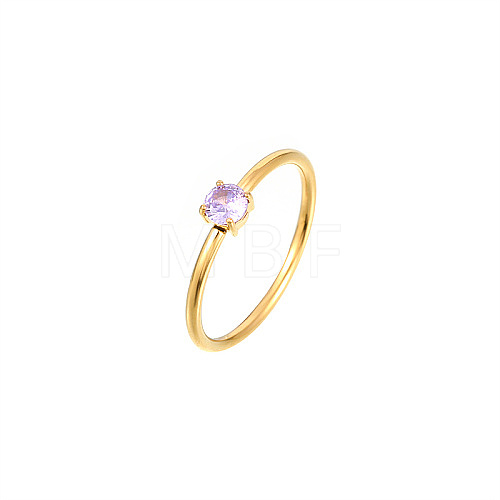 Diamond Cubic Zirconia Finger Ring JL0254-5-1