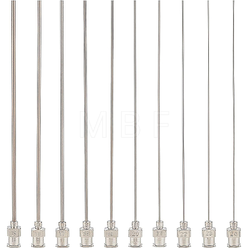 10Pcs 10 Style Iron Dispensing Needles TOOL-BC0001-26-1