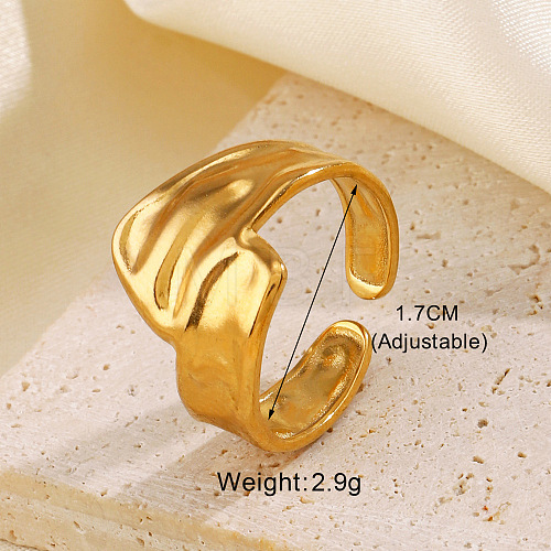 304 Stainless Steel Cuff Rings FS-WG5A8AF-02-1