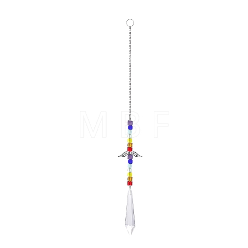 Crystal Glass Sun Catcher Pendant PW-WG76066-04-1