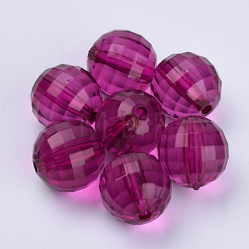 Transparent Acrylic Beads X-TACR-Q254-20mm-V65-1