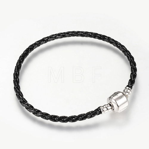 Imitation Leather European Style Bracelet Making MAK-R011-02B-1