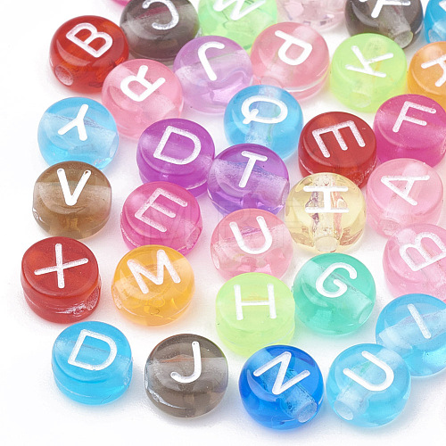 Transparent Acrylic Beads TACR-N002-04-1