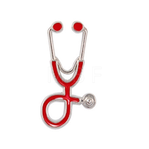 Medical Echometer Enamel Pin JEWB-WH0023-18P-02-1