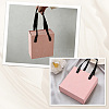 PU Leather Jewelry Set Drawer Boxes with Sponge Inside and Texture Paper Jewelry Tote Bags ABAG-CL0001-66B-6