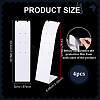 Desktop Acrylic Slant Back Single Necklace Display Stands ODIS-WH0025-234A-2