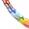 Electroplate Glass Beads Strands EGLA-D300-05-11-3