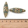 Handmade Tibetan Style Beads KK-Z157-09AG-04-3