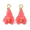 Dyed Synthetic Coral Pendants GG-CBAC295-03G-01-1