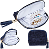 Velvet Jewelry Zipper Bags with Tassel ABAG-WH20009-32C-1