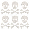 6 Sets Skull & Bone Hotfix Rhinestone FIND-PH0038-54-1