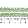 Electroplate Glass Beads Strands EGLA-A035-J6mm-A01-4